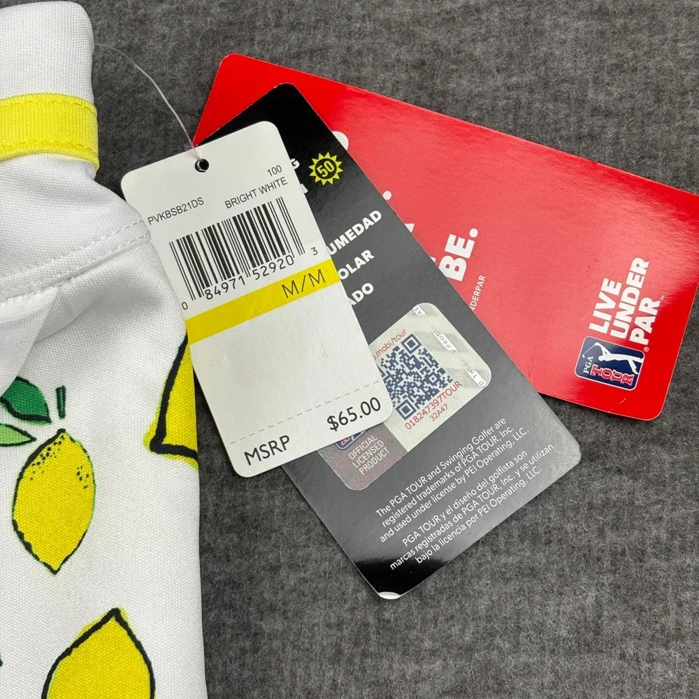 NEW PGA Tour M. Lemon Print Golf Skort‎ Stretch Athletic Tennis Golf Pickleball